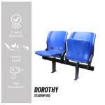 KURSI STADION TRIBUN DOROTHY - STADIUM 102