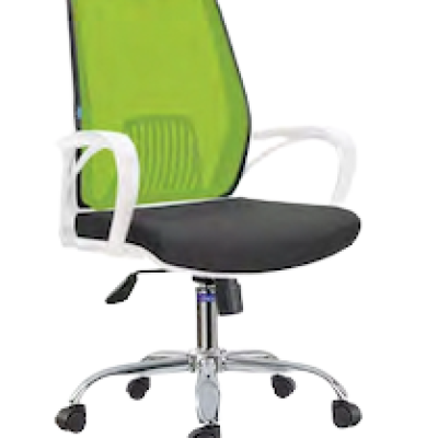 KURSI KANTOR INDACHI INCO - VOLCAN 1 / W - CR (CHROME)