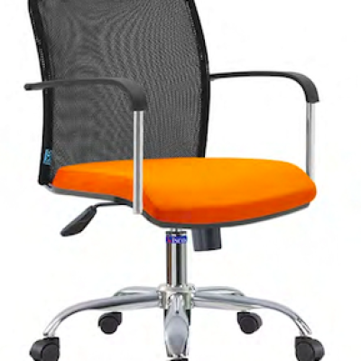 KURSI KANTOR INDACHI INCO - BLANCO 1 CR (CHROME)