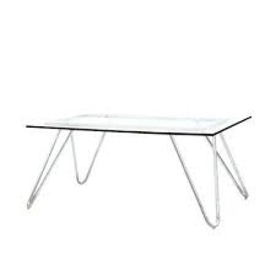 COFFEE TABLE INDACHI  - STX GLAZED TOP TABLE GLASS 8 MM