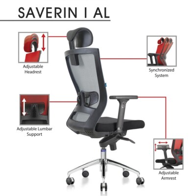 KURSI KANTOR INDACHI INCO - SAVERIN 1 AL