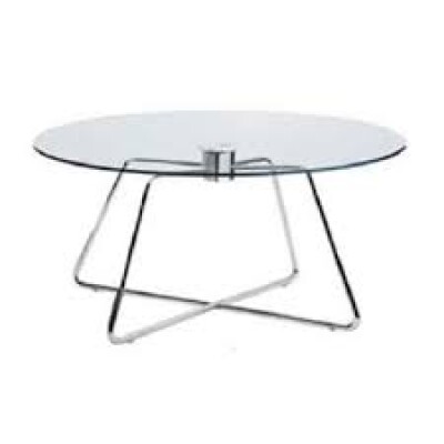 COFFEE TABLE INDACHI  - XS GLAZED TOP TABLE GLASS 8 MM