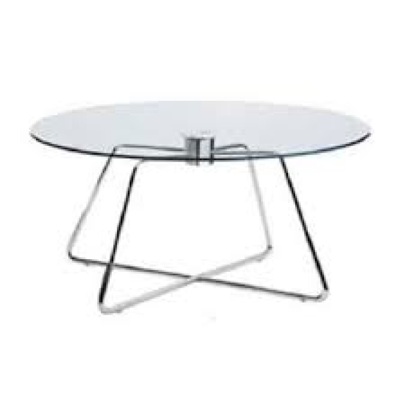COFFEE TABLE INDACHI  - XS GLAZED TOP TABLE GLASS 8 MM